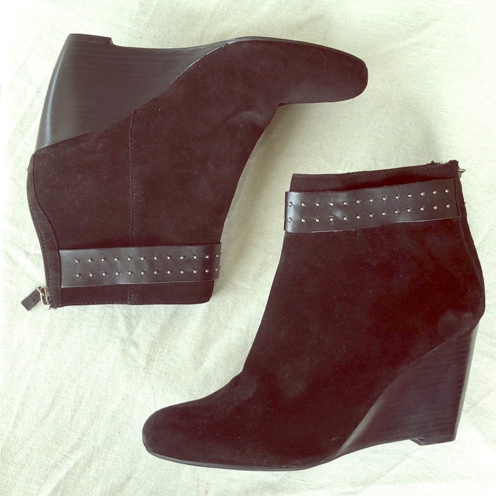 Franco Sarto wedge booties